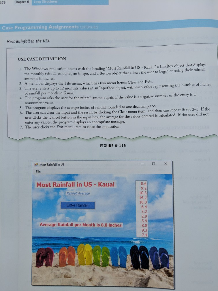  the code is in visual basic 376 Chapter 6 Loop Structures