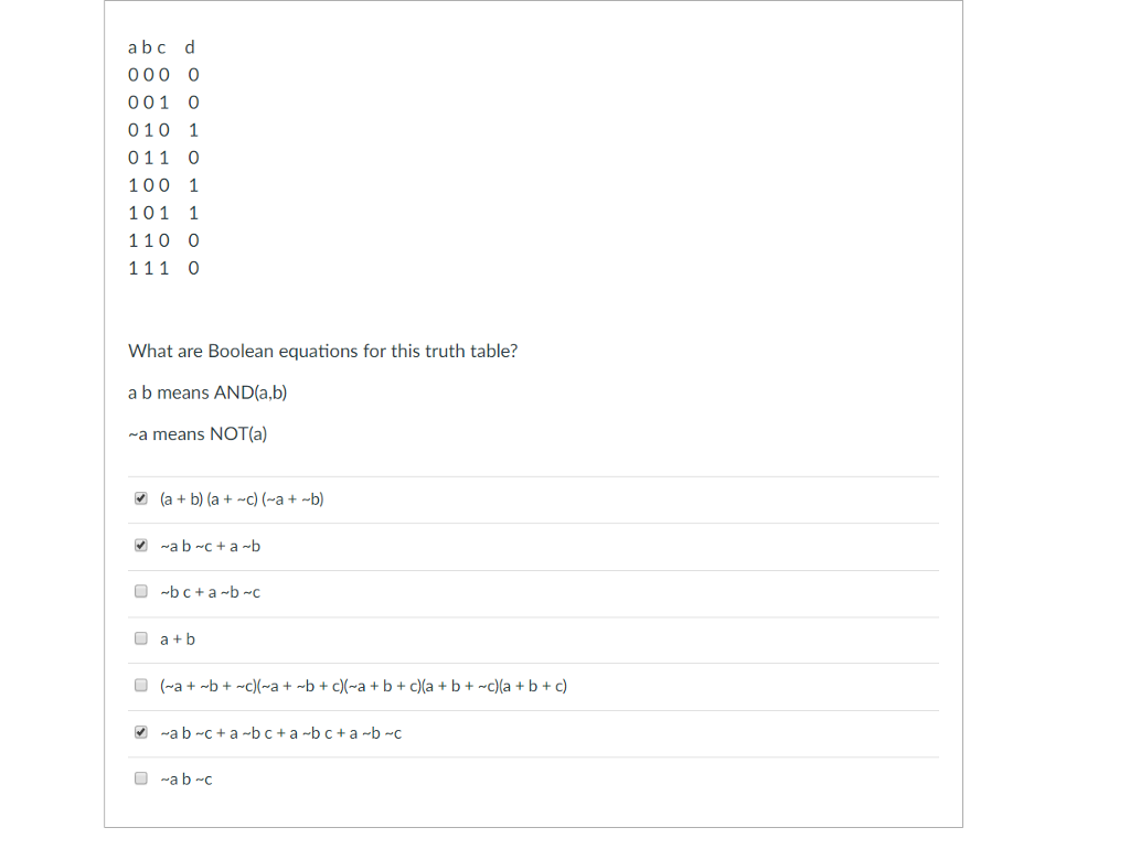 please explain how to do the following question abc d 0010 010