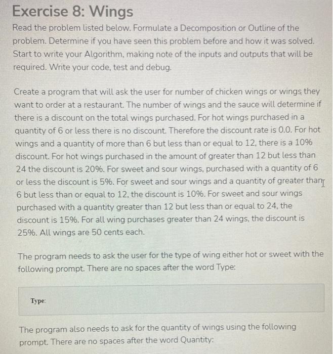  comp sci! help asap!! Read the problem listed below. Formulate a