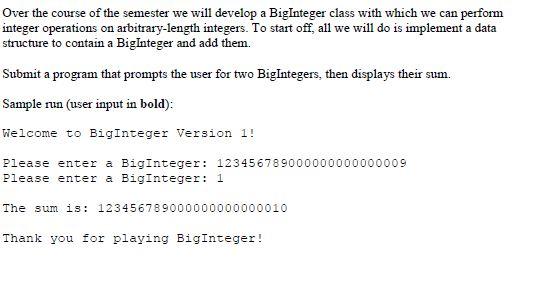 bigInteger class in C++. I have everything lined up, but the program