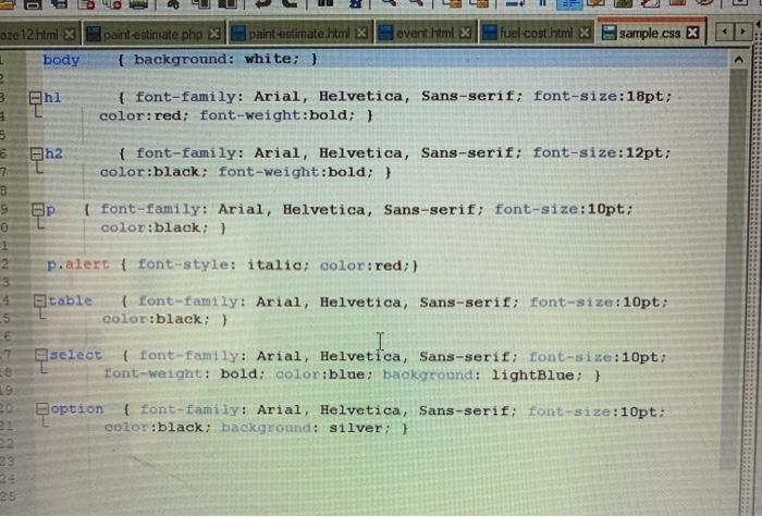 running server 9. Complete the code in fuel cost.html so that it
