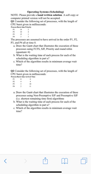  Operating systems Scheduling chapter 5 Book: operating systems concepts Author Abraham