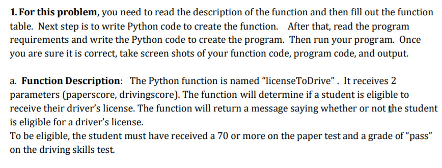 1. For this problem, you need to read the description of the
