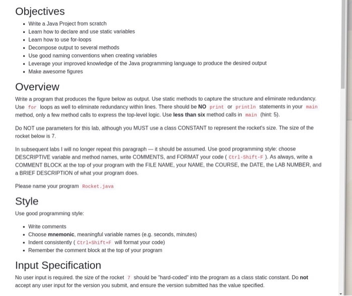  So lost as to how to do this Obiectives Write a