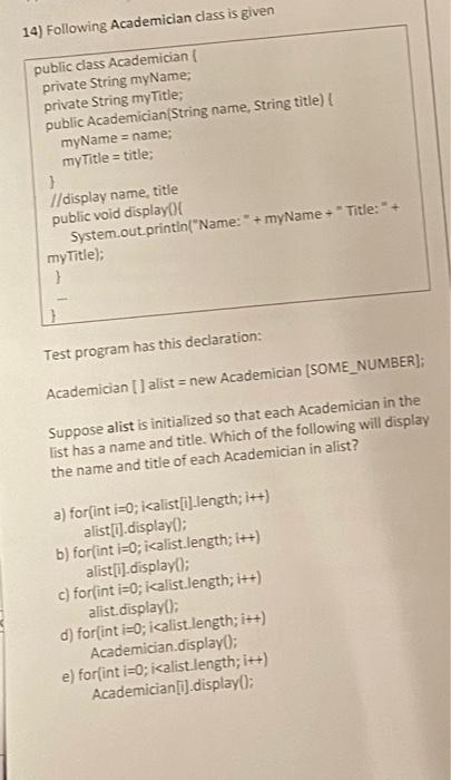  what is the right answer ,in java , full explanation please