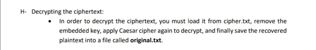 have a main menu, through which the user can choose whether he