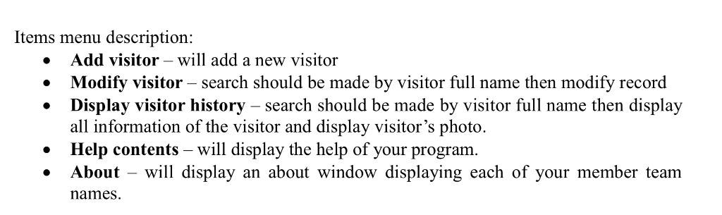 6. Database 7. Java Persistence API Project #1 Objectives: To write a