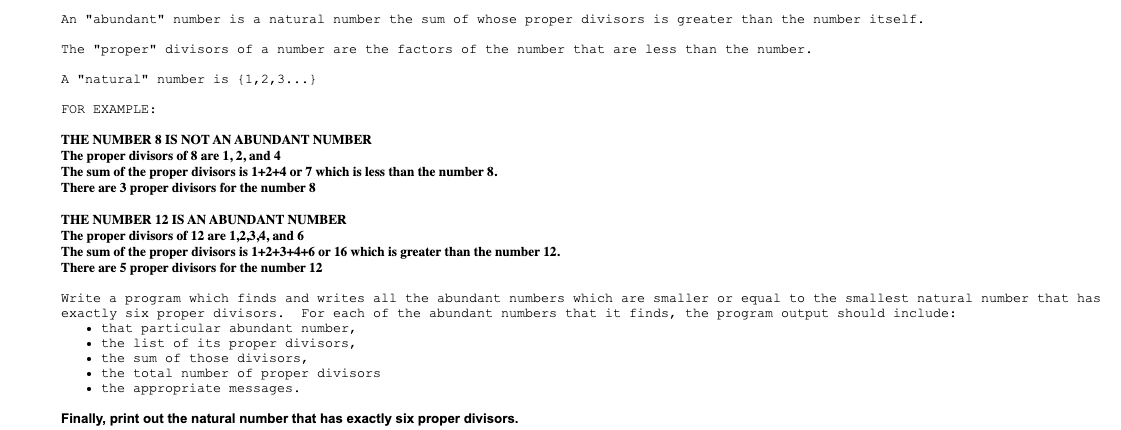  In C++, we're supposed to write a program that demonstrates what