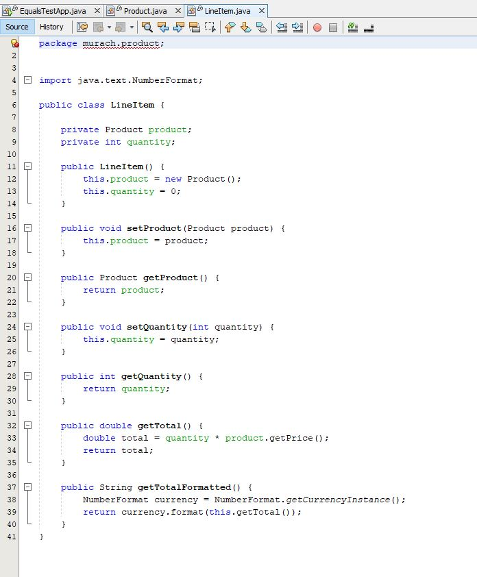 open in netbeans so can you make sure it runs: Exercise 11-3