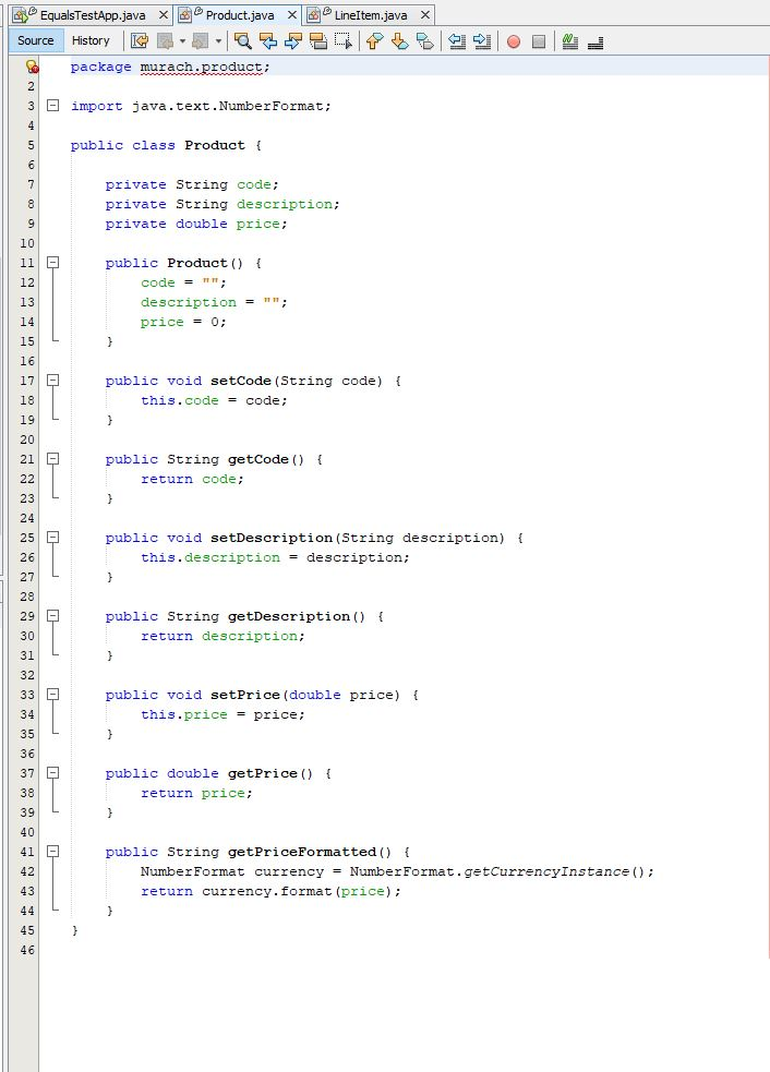 Code an equals method In this exercise, you'll add and equals method