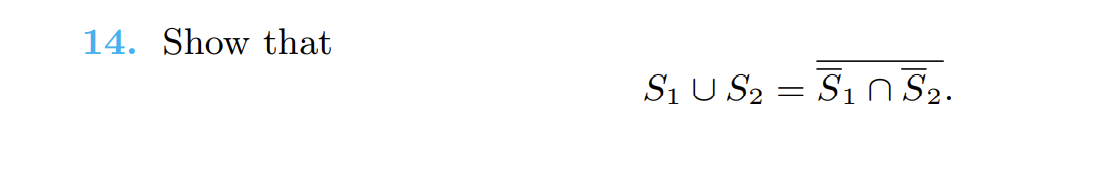 14. Show that Si US2 = Sin S2