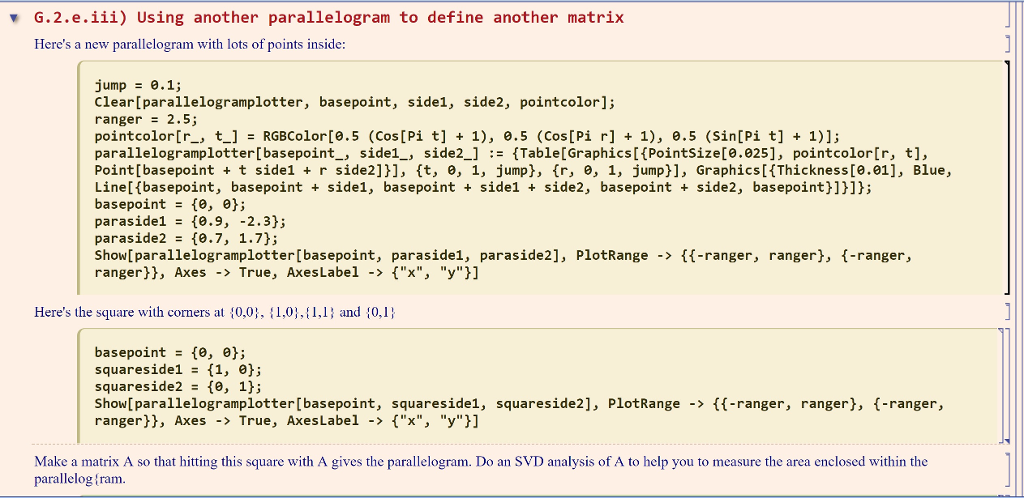 Code language is wolfram Mathematica Here's a new parallelogram with lots
