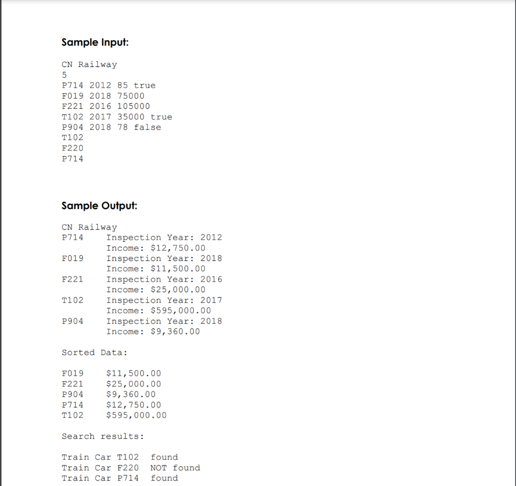 program all of this in java. Thank you! You will design and