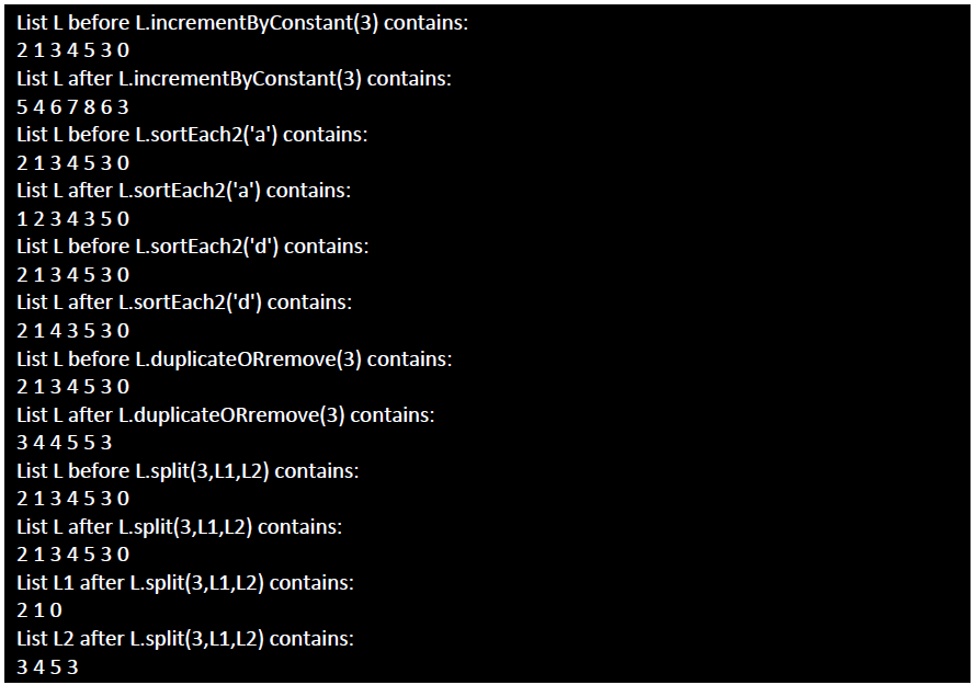 Part 3(Do this part only with the 4 functions) :Redo Part 1