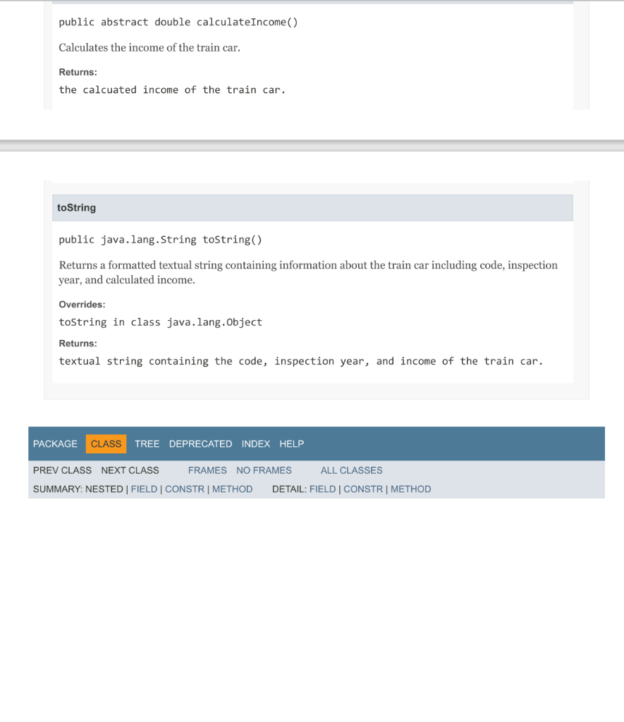 train car code, which consists of letters and numbers, and the year