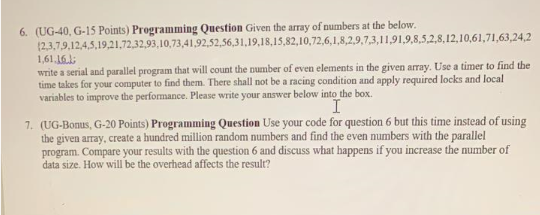 the below is answer for question 6 I need help to solve