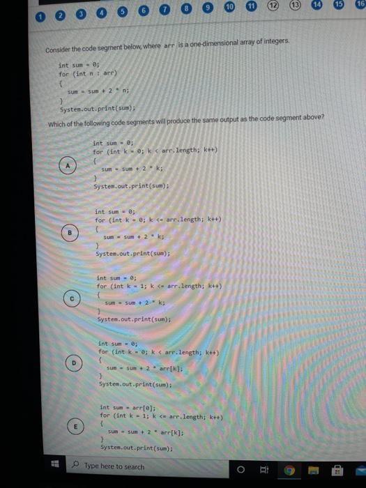 declare and initialize the two-dimensional (20) String array things. V missing code