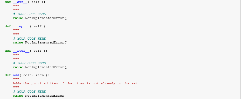 your binary_tree class implementation from Quiz 5 handy. You will have to