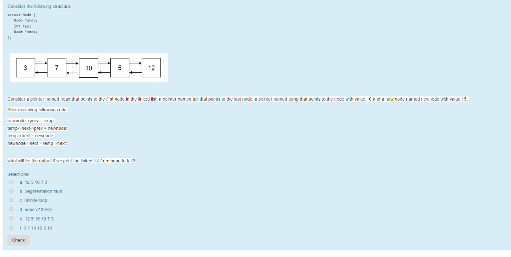  C++ programming, add explain, please. Consider the following structure struct Node