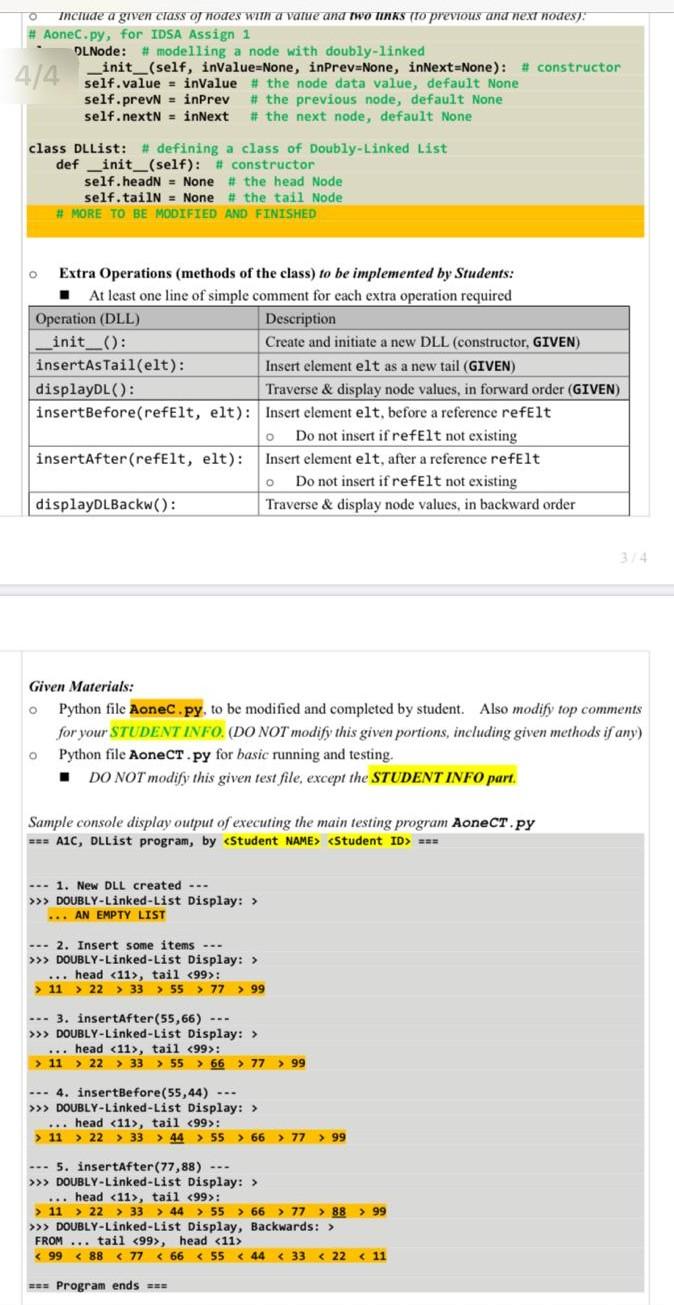 one should be this 3. Part C, A1C (10 marks) Write a