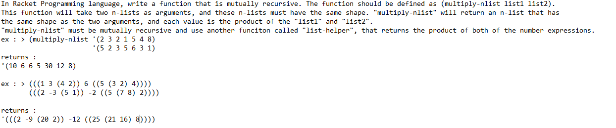  In Racket Programming language, write a function that is mutually recursive.