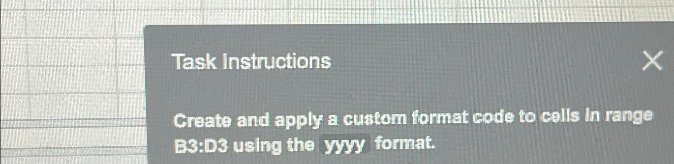  Task Instructions Create and apply a cuatom format code to calls