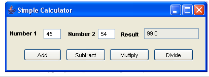 Using JOptionPane, write a Java program that performs add, subtract, multiply, and