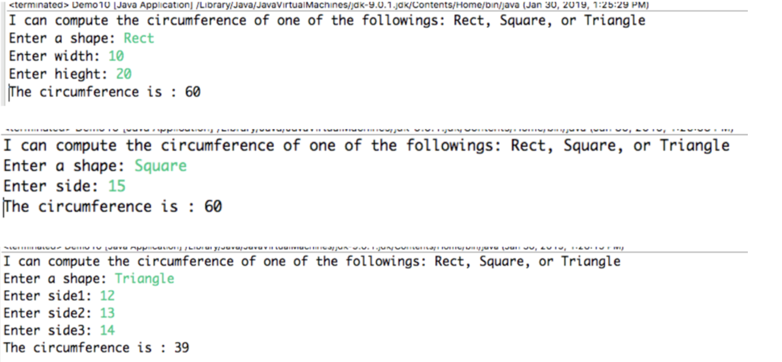  in JAVA Complete the following skeleton code so that it can