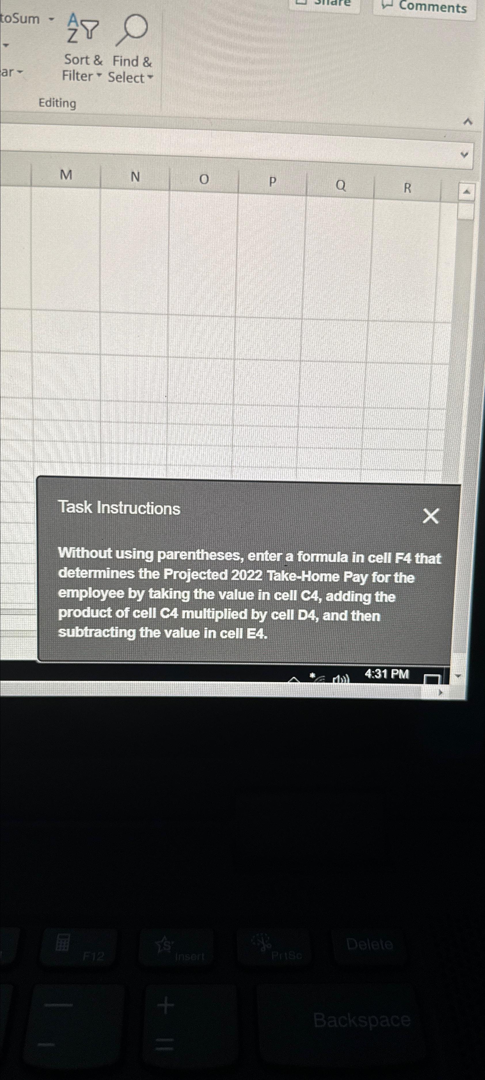  Comments ?zAgrad Sort & Find & Filter ?** Select ?** Editing