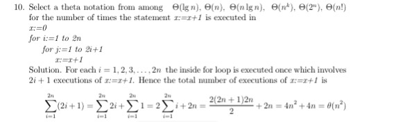  Can somebody help me please Select a theta notation from among