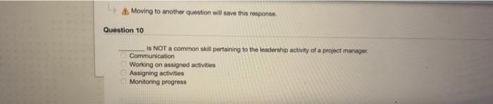 personality differences Monitoring Compromising A. Moving to another question will save thit