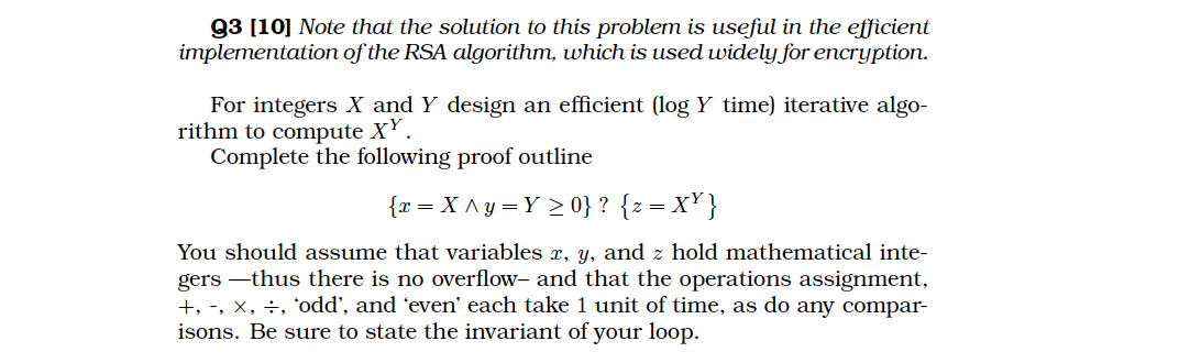  Q1[16] Note that the solution to this problem is useful in