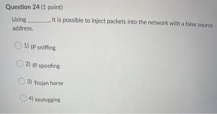 (1 point) Which of the following claims would not be true for