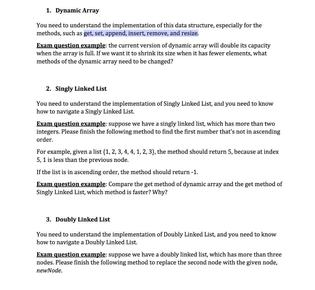 Please answer question example in JAVA, nd easily so i can understand