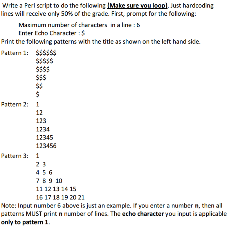 having a hard time trying to create a perl program that ulilizes