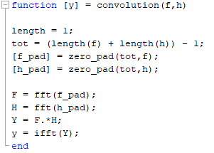 Have made this function in Matlab I then call it in the