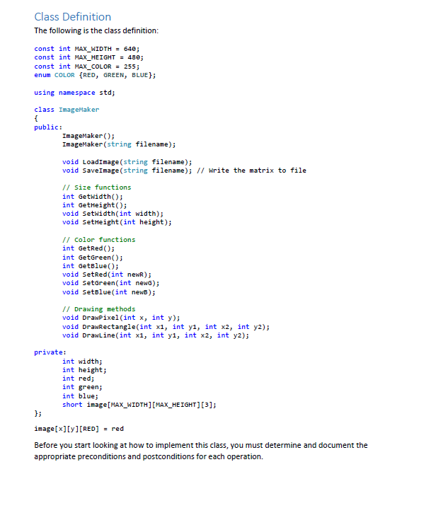 pix map image format (ppm) is one of the simplest methods of