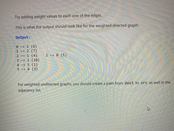 number of vertices in the graph #define N 6 // Data structure