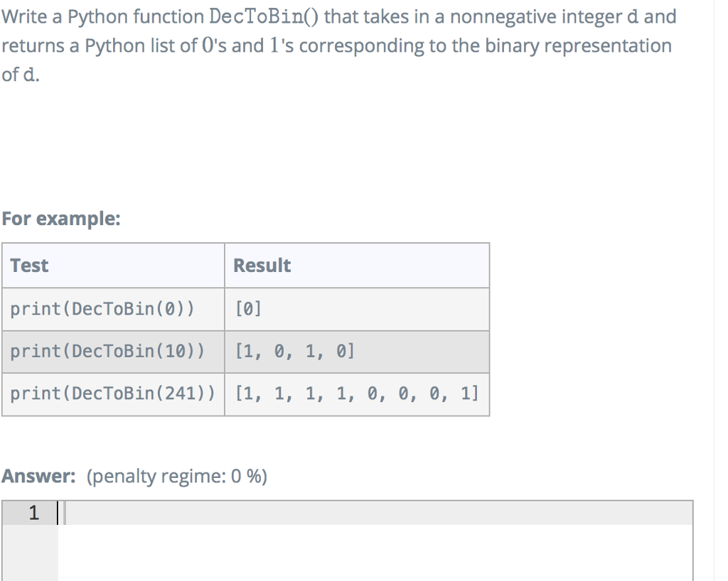 Code the FUNCTION in Python (only the function!) Write a Python function