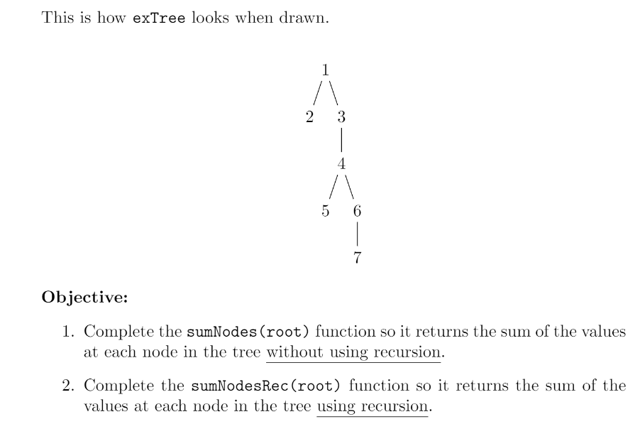 -children : List of Nodes class Node def __init_.(self, value, children): self