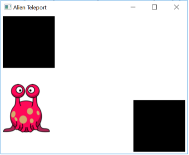 Write the classes described below to allow an alien to teleport, based
