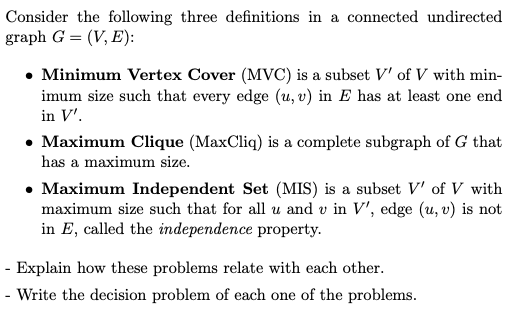 Please help explain this solution. What does minimum size mean? What does