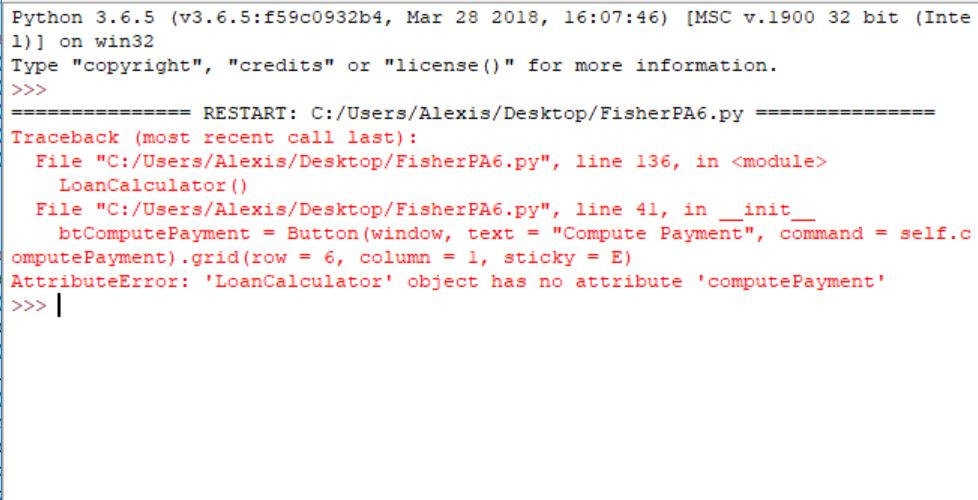 Hello! I am getting an error in Python in one spot, I'm