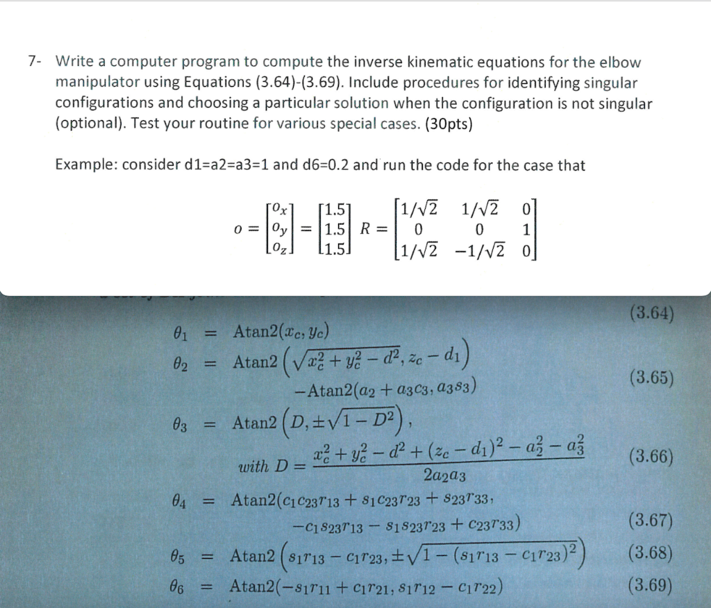  NEED MATLAB Code Write a computer program to compute the inverse