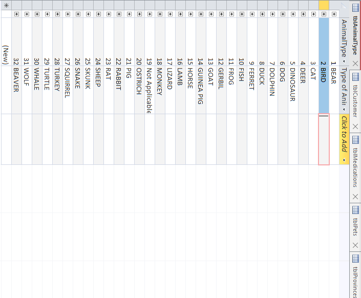 as Lastname_Firstname_Kelsey_Vets.accdb, for example Miller_Rob_Kelsey_Vets.accdb, but use your own name! - Open