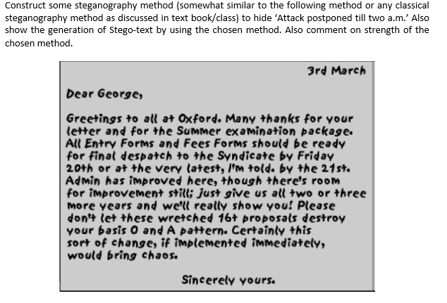 Subject::Information Security Method :: Text Steganography Construct some steganography method (somewhat similar