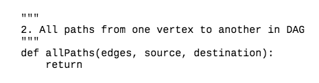 is acyclic if there is no cycle in it.Given a directed acyclic
