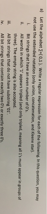  Let the alphabet Sigma = {0, 1}. Write a regular expression