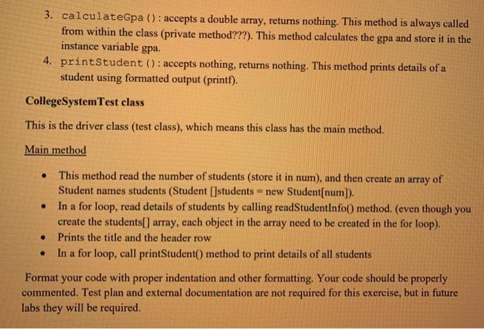 system. A college has students registered with them. Each student has attributes