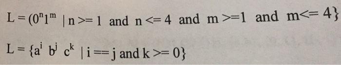 Find out if these languages are regular, non regular, context free or